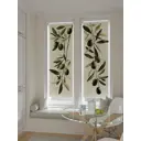 Рулонная штора блэкаут At Home AT780854, 57x170 см, цвет бежевый, зеленый