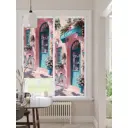 Рулонная штора At Home Лирикас AT782462068 68x170 см, цвет розовый