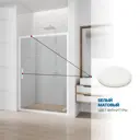 Душевая дверь Gutewetter 2158710682 155см эффект стекла прозрачный раздвижной
