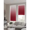 Рулонная штора At Home Клартис AT782358062 62x170 см, цвет красный