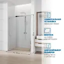 Душевая дверь раздвижная GuteWetter 825251837 140см