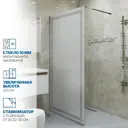 Душевая ширма GuteWetter 2664962843 100 см прямоугольная