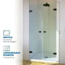 Душевая дверь Gutewetter 2886464337 80см эффект стекла прозрачный распашной