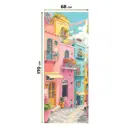 Рулонная штора блэкаут At Home Рилварт AT783457068 68x170 см, цвет розовый