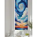 Рулонная штора блэкаут At Home Лертонт AT783474062 62x170 см, цвет белый