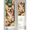 Рулонная штора блэкаут At Home AT783467057, 57x170 см, цвет бежевый, зеленый