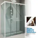 Душевой уголок GUTEWETTER GWMPSLRC865 4698032860011, прямоугольный, 75x125x200 см, прозрачное стекло