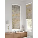 Рулонная штора блэкаут At Home AT783120068, 68x170 см, цвет бежевый, серый