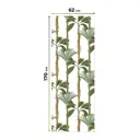 Рулонная штора блэкаут At Home AT783084062, 62x170 см, цвет белый, зеленый