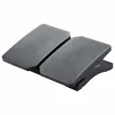Подставка для ног пвх Brabix Ultra 4 533039, 43x10 см, цвет черный