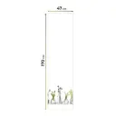 Рулонная штора блэкаут At Home AT783265047, 47x170 см, цвет белый, зеленый