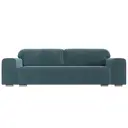 Диван раскладной Лига диванов 260x93x108 см велюр цвет бирюзовый
