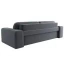 Диван раскладной Лига диванов 260x93x108 см велюр цвет серый