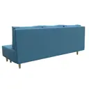 Диван раскладной Лига диванов 200x86x83 см рогожка цвет амур 10 голубой