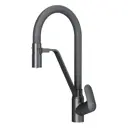 Смеситель для кухни Am.pm SCH078BL_7214 поворотный излив 21.9 см цвет черный