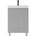 Тумба под раковину напольная Домино DGr2419T 58.8см цвет светло-серый