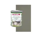Масло защитное для наружных работ Biofa 2043М с антисептиком матовое цвет 4331 серая гавань 125 мл