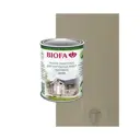 Масло защитное для наружных работ Biofa 2043М с антисептиком матовое цвет 4332 агат 125 мл