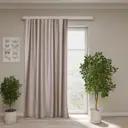Штора на ленте блэкаут Мокка Мусс 200x280 см цвет какао