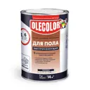 Эмаль для пола Olecolor глянцевая быстросохнущая серая 1.8 кг