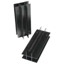 Набор профилей для грядки Plantic 13009-01 дпк 40 x 100 x 20 см черный