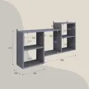 Настенная полка Velardy Brage 100x19 см ЛДСП цвет графит