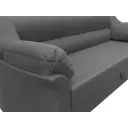 Диван раскладной Лига диванов 230x94x93 см замша цвет joly 13 серый