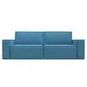 Диван раскладной Лига диванов 245x97x116 см рогожка цвет амур 10 голубой