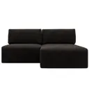 Диван раскладной Лига диванов 200x84x187 см велюр цвет brut 17 коричневый