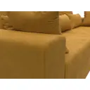 Диван раскладной Лига диванов 250x96x106 см велюр цвет brut 10 желтый
