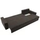 Диван раскладной Лига диванов 350x96x106 см велюр цвет коричневый