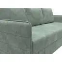 Диван раскладной Лига диванов 204x90x105 см велюр цвет brut 08 зеленый