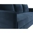 Диван раскладной Лига диванов 204x90x105 см велюр цвет tower 13 синий