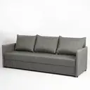 Диван раскладной Диван 24 206x83x80 см рогожка цвет коричневый