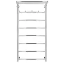 Полотенцесушитель электрический Secado Милан 1 КСП L 500x1000 мм 300 Вт с терморегулятором и полкой лесенка цвет хром