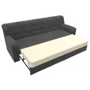Диван раскладной Лига диванов 236x90x88 см велюр цвет brut 16 темно-серый