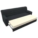 Диван раскладной Лига диванов 236x90x88 см замша цвет joly 16 темно-серый