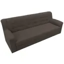 Диван раскладной Лига диванов 236x90x88 см рогожка цвет амур 05 коричневый