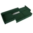 Диван раскладной Лига диванов 320x98x118 см велюр цвет зеленый