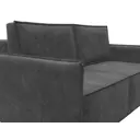 Диван раскладной Лига диванов 159x94x108 см велюр цвет brut 16 темно-серый