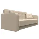 Диван раскладной Лига диванов 211x82x86 см эко-кожа цвет бежевый