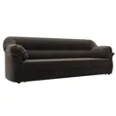 Диван раскладной Лига диванов 230x94x93 см велюр цвет коричневый