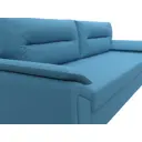 Диван раскладной Лига диванов 233x90x80 см рогожка цвет амур 10 голубой