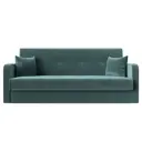 Диван раскладной Лига диванов 201x89x82 см велюр цвет бирюзовый