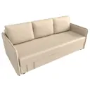 Диван раскладной Лига диванов 204x90x105 см эко-кожа цвет бежевый