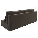 Диван раскладной Лига диванов 202x102x92 см велюр цвет коричневый