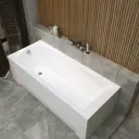 Ванна акриловая Helmken Vespera 7Y3E997512 170х70 комплект 5 в 1 цвет белый/черный