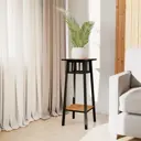 Подставка для цветов Make Mebel Фрейя 78x32x32 см металл коричневый/черный