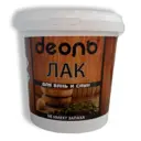 Лак для бань и саун Деоль глянцевый 0.9 л