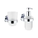 Раковина накладная для ванной Wellsee Belle Spa 3.0 20218486R в комплекте для ванной комнаты круг 45x45 см цвет черный